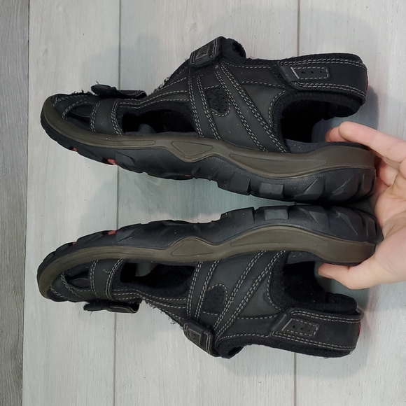 Sold Ecco Mens Yucatan Outdoor Hiking Comfort Sandals shoes sz 44/10-10.5 - Picture 9 of 13